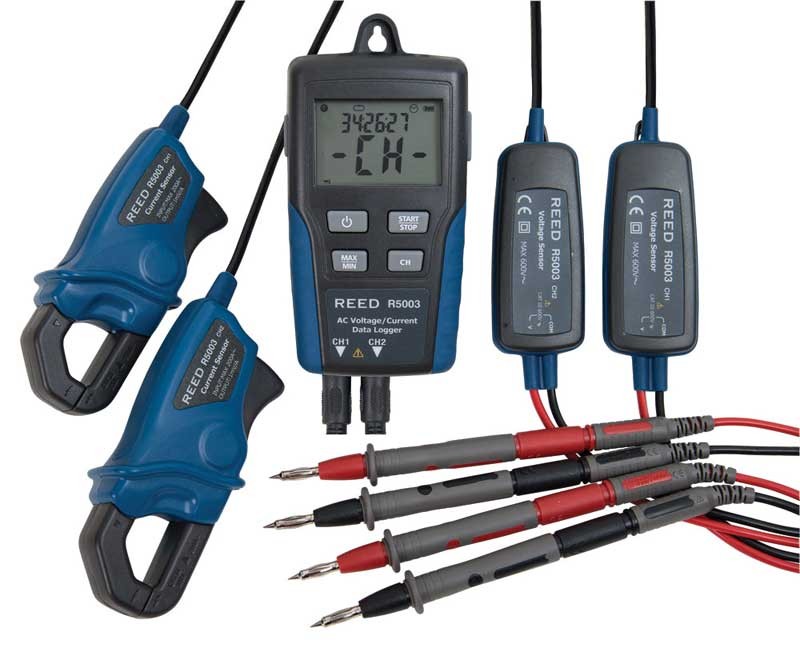 Reed Instruments R5003 Ac Voltage Current Data Logger