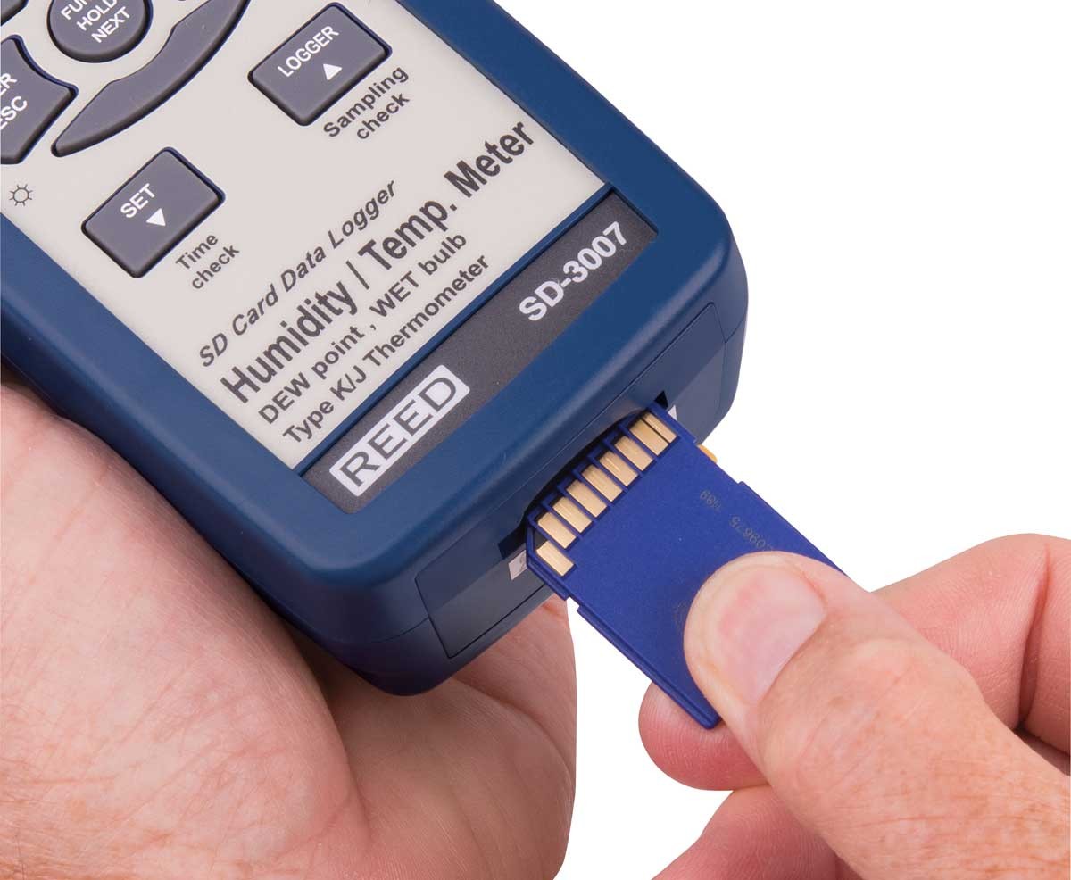 REED SD 3007 Data Logging Thermo Hygrometer Ersa Elektrik