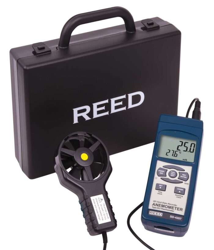 Reed Instruments Sd 4207 Thermo Anemometer Data Logger Reed Sd 4207 5