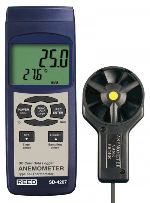 Reed Instruments Sd 4207 Thermo Anemometer Data Logger