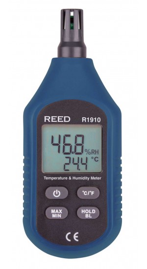 Reed R1910 Temperature And Humidity Meter Compact Series
