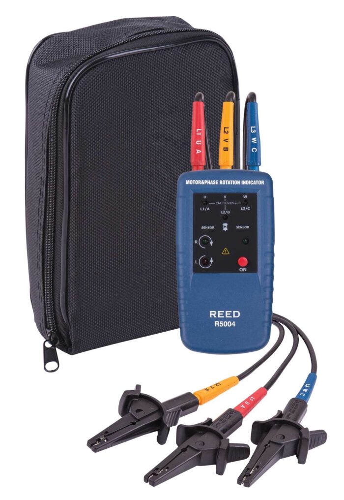 Reed R5004 Phase Sequence Motor Rotation Tester Reed R5004 Kit