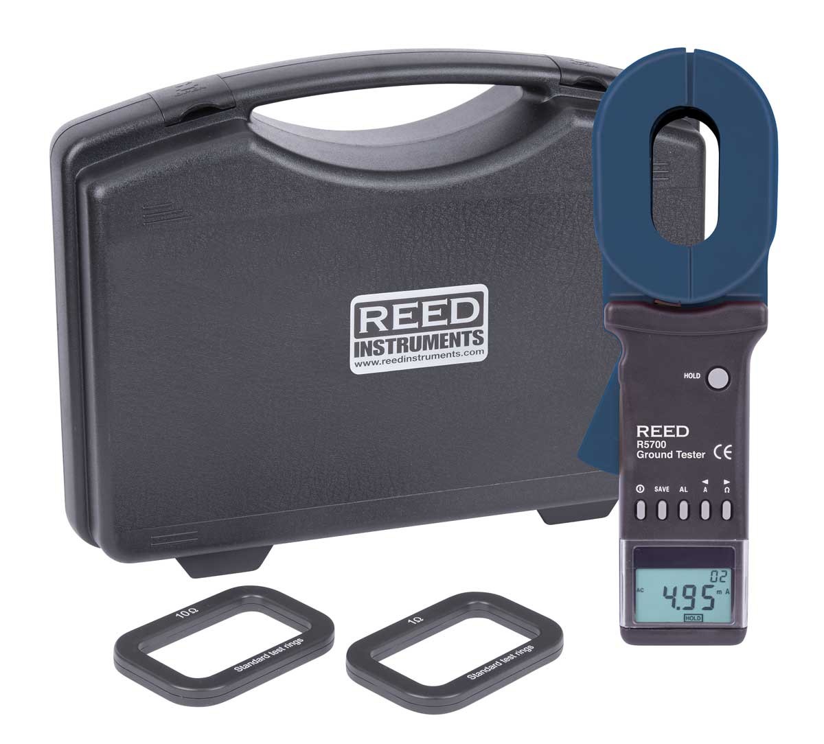 Reed R5700 Ground Resistance Tester Clamp On Included