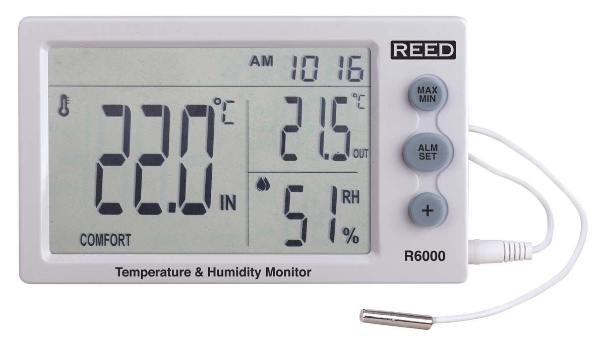 Reed R6000 Temperature And Humidity Meter Reed R6000 3